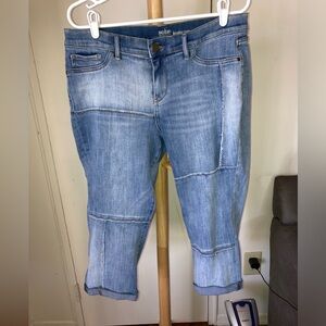 New York & Company Light Blue Cropped Jeans